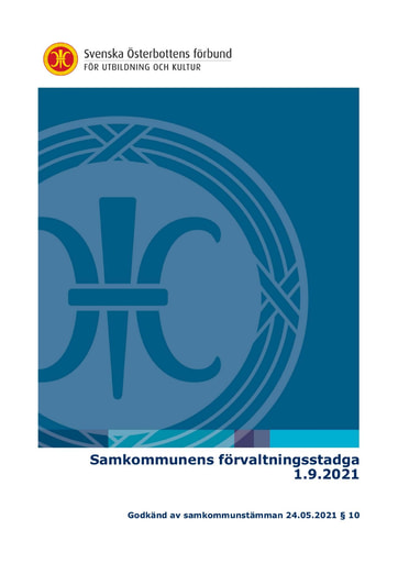 Godkänd förvaltningsstadga 1.9.2021